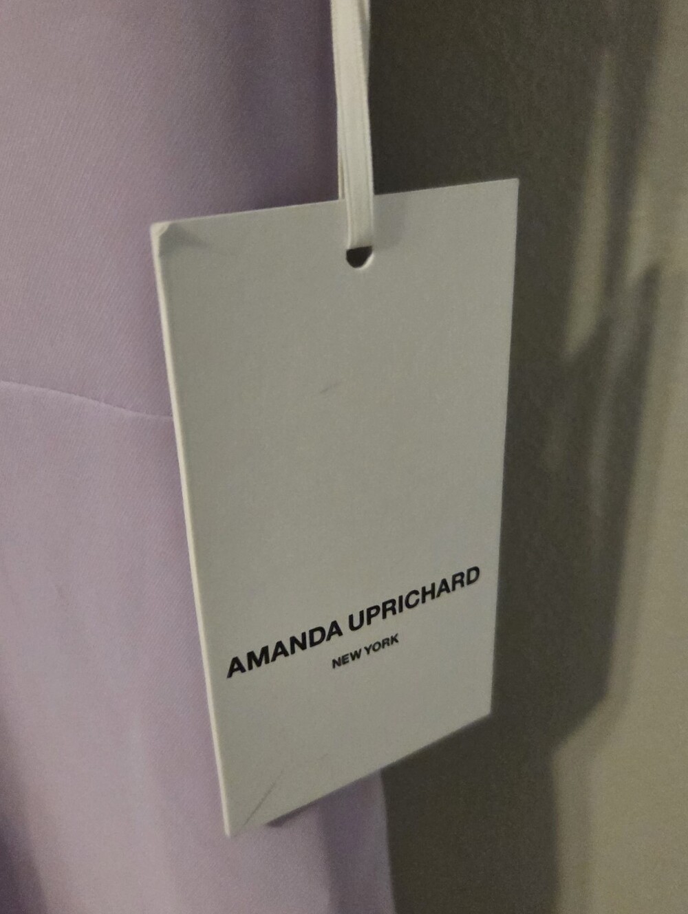 Amanda Uprichard Women's Lavender Purple Allora Mini Dress Sz L - Picture 11 of 11